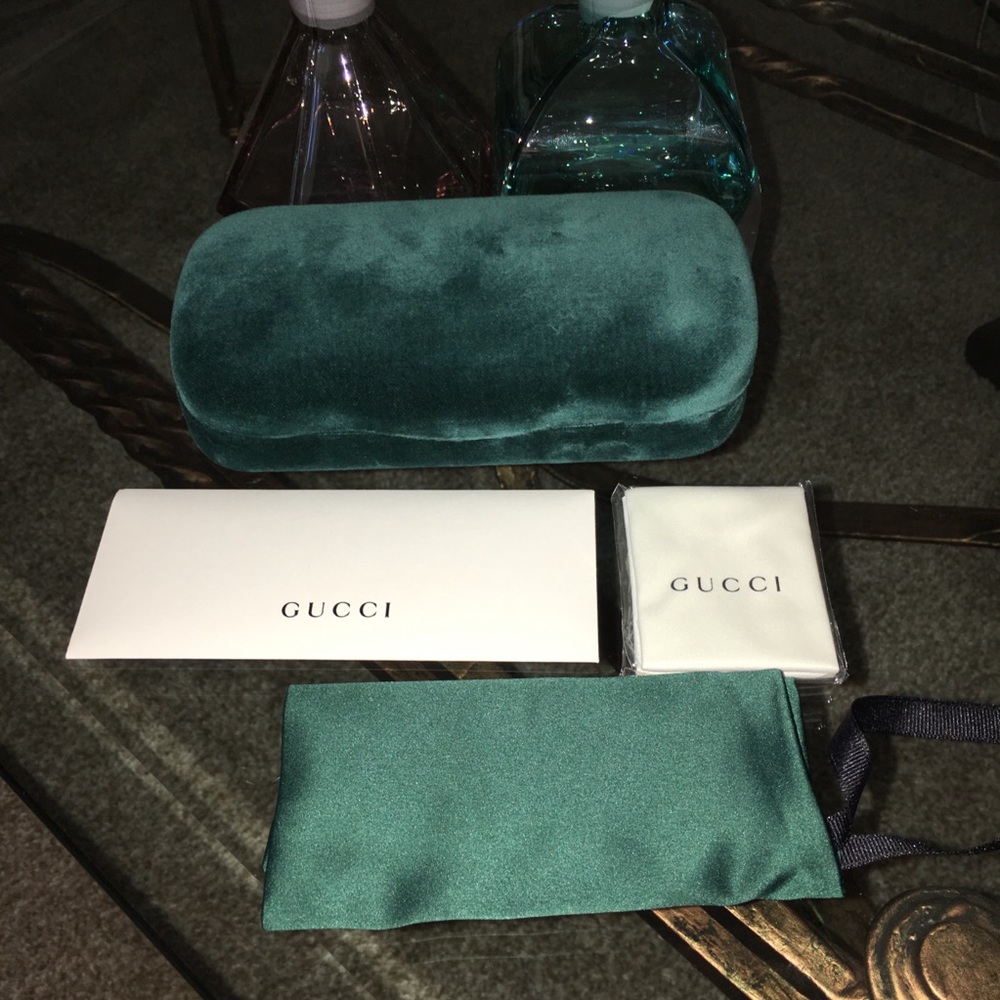 Gucci Velvet Hard Sunglass Case